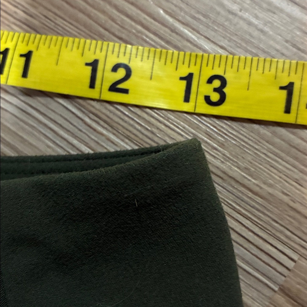 Athleta Endless High Rise Pant Army green Slim straight leg Pull on Womens 4 - Picture 6 of 11